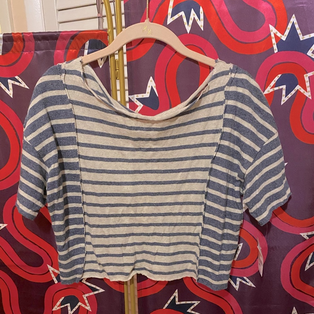 NWT✨Faith Connecxion✨ Stripped Crop Top